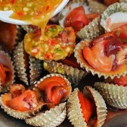 หอยแครงลวก 200กรัม น้ำจิ้มรสแซ่บ/ဟွေခဲ လွတ်