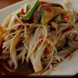 ตำซั่วปูปลาร้า