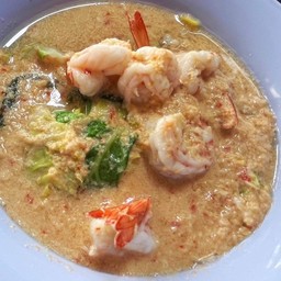 สุกี้น้ำกุ้งไข่ข้น