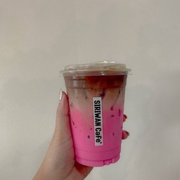 นมชมพูเพิ่มชอตกาแฟ