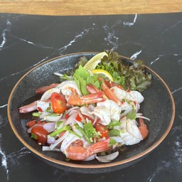 ยำกุ้งสุก