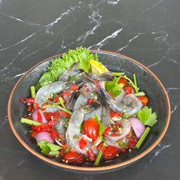 ยำกุ้งสด