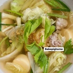 ต้มจืด เต้าหูววว หมูสับ