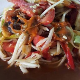 ส้มตำปูปลาร้าหอยดอง