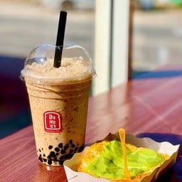 แก้วโอ่ง ฟรี ขนาด 30 ออนซ์ เครื่องดื่มชงไว้แล้ว หวานน้อยกำลังดี เลือกความหวานไม่ได้