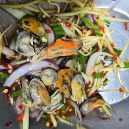 ยำหอยแมลงภู่มะม่วง