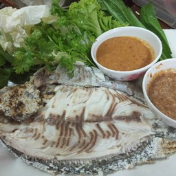 เมี่ยงปลานิลเผา