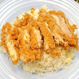 ข้าวไก่กรอบ