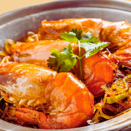 กุ้งอบวุ้นเส้น   粉丝焗虾