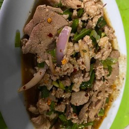 ลาบหมูมะนาวสุก