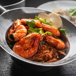 กุ้งอบวุ้นเส้น