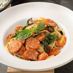 สปาเก็ตตี้ สไปซี่อิตาเลี่ยนซอสเซส (Spaghetti Spicy Italian Sausage)