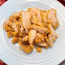 คอหมูทอดกรอบเป็นกับข้าว