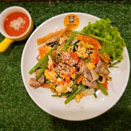 สุกี้แห้ง ไก่