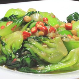 ผักไต้หวันผัดน้ำมันหอย