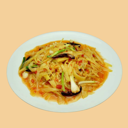 มันฝรั่งผัดเปรี้ยวหวาน 酸辣土豆絲