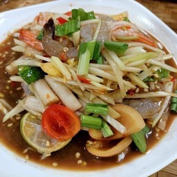 ตำกุ้งสด