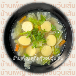 ต้มจืดวุ้นเส้นเต้าหู้ไข่