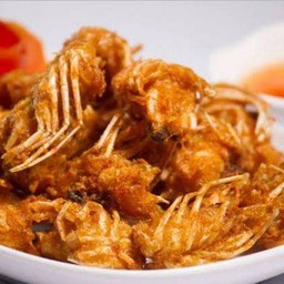 หัวกุ้งทอด