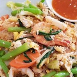 สุกี้แห้ง ทะเล