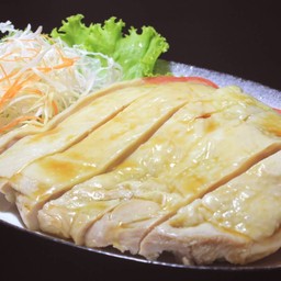 ไก่นึ่งซอสปรุงรส