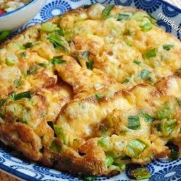 ข้าวไข่เจียวต้นหอม