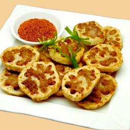 รากบัวหมูสับทอด 香炸藕合