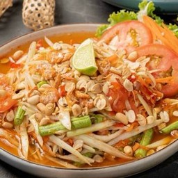 ส้มตำไทย (Thai Papaya Salad)