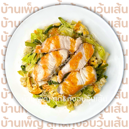 สุกี้เนื้อปลากะพง ผัดแห้ง