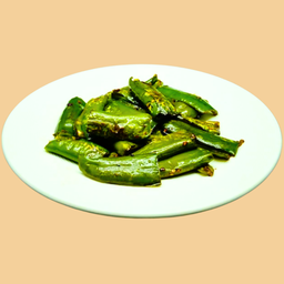 พริกหนุ่มทอด 虎皮尖椒