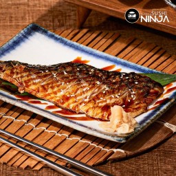 ปลาซาบะย่างซีอิ๊ว