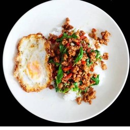 ข้าวกระเพราหมูสับ