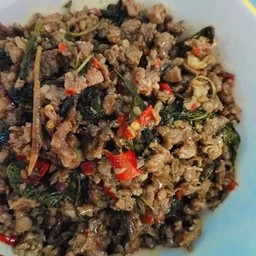 ผัดกะเพราหมูสับ