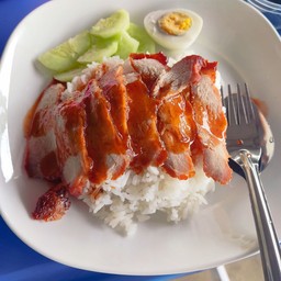 ข้าวหมูแดงธรรมดา