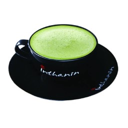 ชาเขียวลาเต้ ร้อน