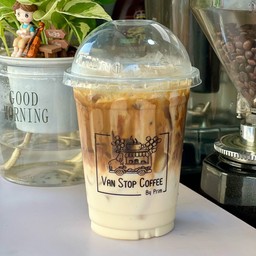 ลาเต้มัคคิอาโต้คาลาเมล เย็น