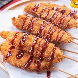 ไก่โรงเรียนราดซอสเกาหลี 5 ไม้