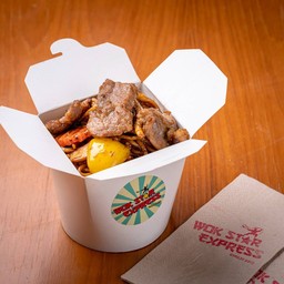 N23.หมี่ผัดเฉ่าเมี่ยนเนื้อซอสเต้าซี่ - ใหญ่