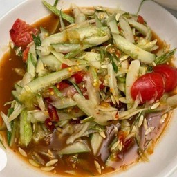 ร้านสุดท้าย  (ข้าวขาหมู) ,ส้มตำ,ยำ,ลาบ,นําตก