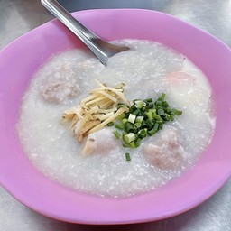 โจ๊กหมูล้วน+ไข่ไก่