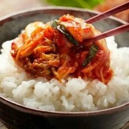 Rice-Kimuchi ข้าว+กิมจิ