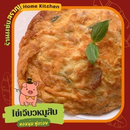 ไข่เจียวหมูสับโหระพา