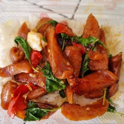 ผัดกระเพรากุญเชียง