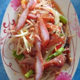 ร้านส้มตำเเละอาหารตามสั่งป้าสายหลังราชภัฏนครปฐม
