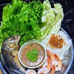 เมี่ยงปลาทู+กุ้ง