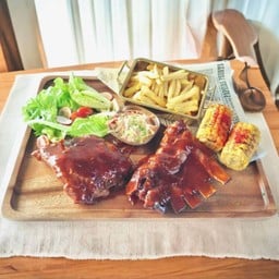 ซี่โครงหมูอบบาร์บีคิว