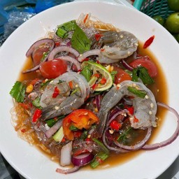 ยำเส้นแก้วกุ้งสด