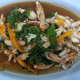 เนื้อปูผัดกระเพา