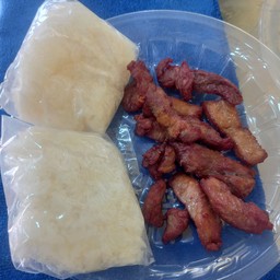 หมูพวงทอด(ชุดกลาง)