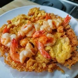 ข้าวไข่เจียวกุ้ง